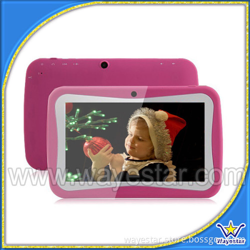 Best kids tablet with 2 camera 3D hardware acceleration 7"smartpad